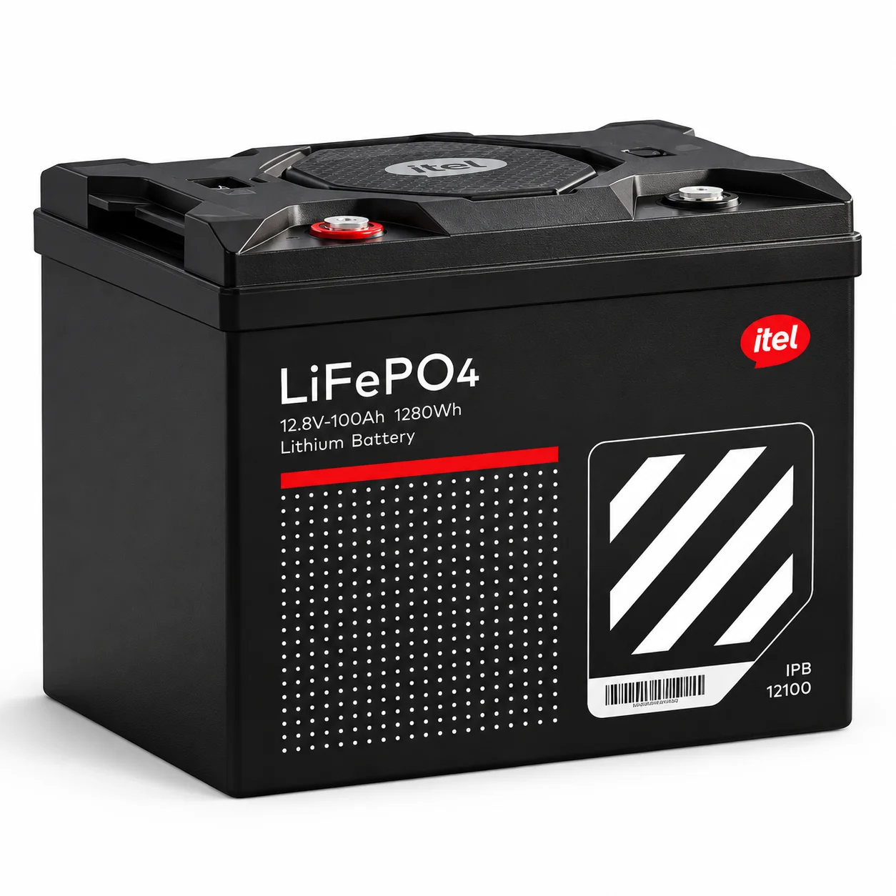 Itel 12V 100Ah Lithium Battery (1.28kWh)
